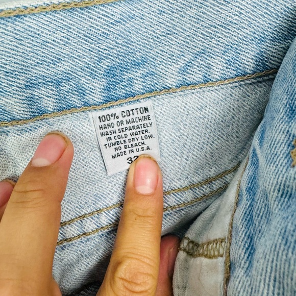 Vintage Extra Value Solo Semore Light Wash Blue Jeans Size 32 - Picture 9 of 10